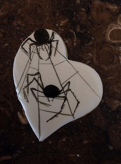 Spider love - Cake by Michelle