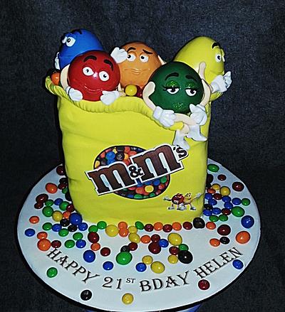 M&M'S cake - Cake by The Custom Piece of Cake