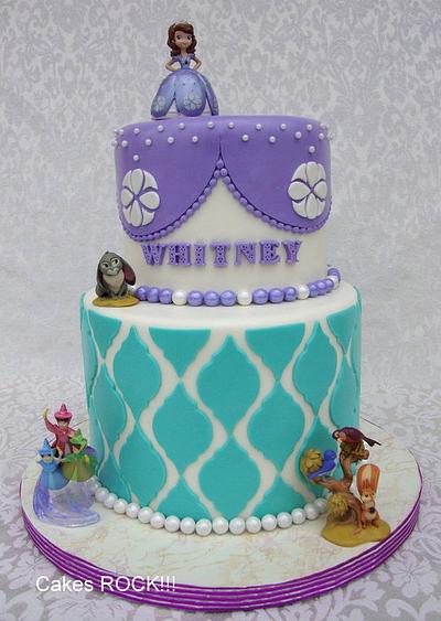 Sofia the First Birthday Cake - Cake by Cakes ROCK!!!  