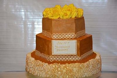 50th birthday cake - Cake by kellie123