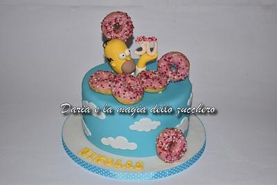 Homer Simpson cake  - Cake by Daria Albanese
