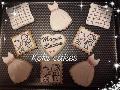 Wedding cookies - Cake by Noha Sami
