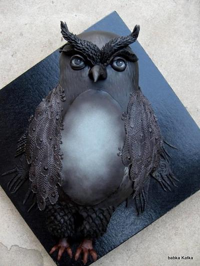 Owl - Cake by babkaKatka