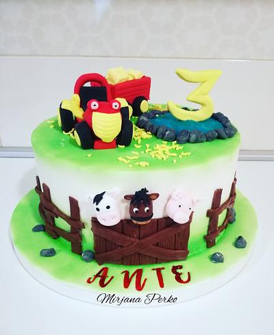 Tractor Tom  - Cake by Tortebymirjana