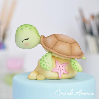 Cute Sea Turtle - Cake by Crumb Avenue