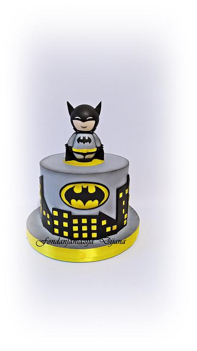 Baby Batman - Cake by Fondantfantasy