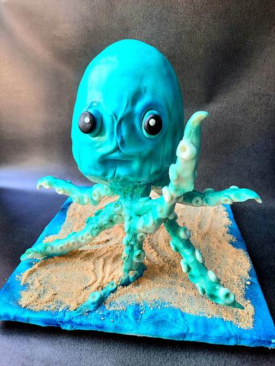 Octopus Cake  - Cake by Amys bayked bouquett