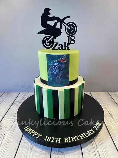 Motocross Cake - Cake by Dinkylicious Cakes