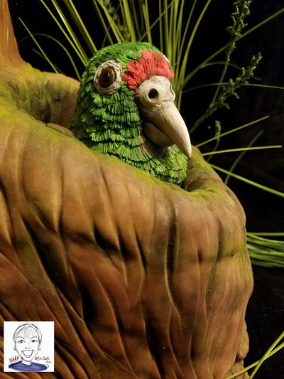 Animal Rights Collaboration -  Puertorrican Parrot - Cake by Yoana Dolce Cake