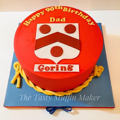Goring coat of arms - Cake by Andrea 