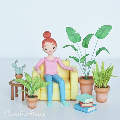 Plant Lover - Cake by Crumb Avenue