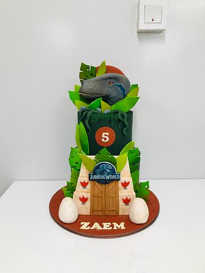 Jurassic world cake - Cake by Andvin Shut