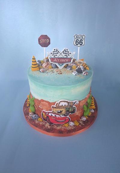 Cake with "Cars" - Cake by Dari Karafizieva