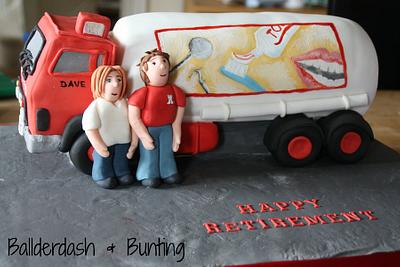 Tanker cake - Cake by Ballderdash & Bunting