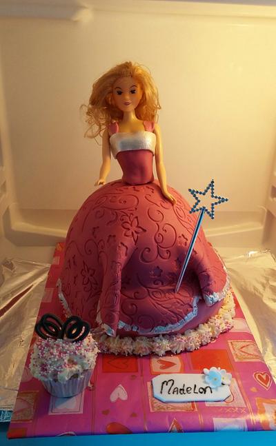 Barbie / Prinses cake - Cake by Pien Punt
