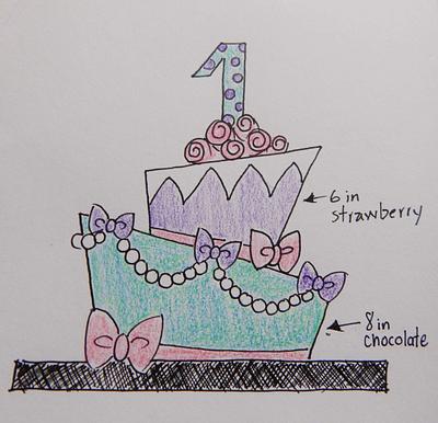 TOPSY TURVY CAKE - Cake by Sprinkles Cake Studio