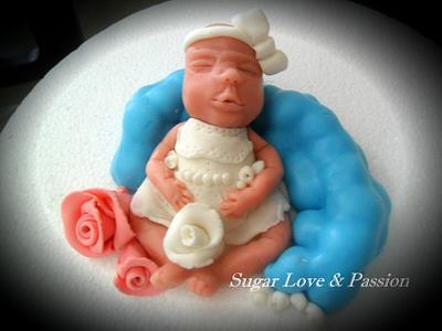 Sleeping baby - Cake by Mary Ciaramella (Sugar Love & Passion)