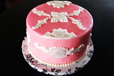 Pink girly cake - Cake by Olivia Elias