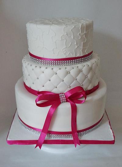 cerise and bling - Cake by Cake Wonderland