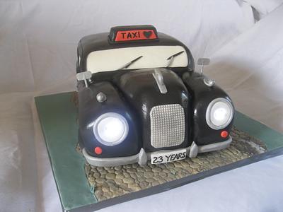 black cab wedding cake - Cake by jen lofthouse