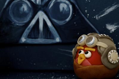 Angry birds in Star Wars - Cake by Olga Danilova