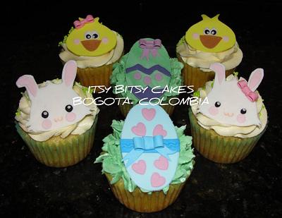 EASTER CUPCAKES - Cake by Itsy Bitsy Cakes