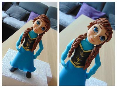 Anna figurine - Cake by Zaklina