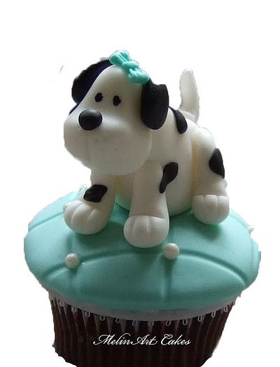 Little Puppy cake topper - Cake by MelinArt