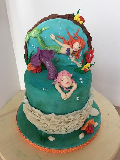 My little mermaid  - Cake by Cinta Barrera