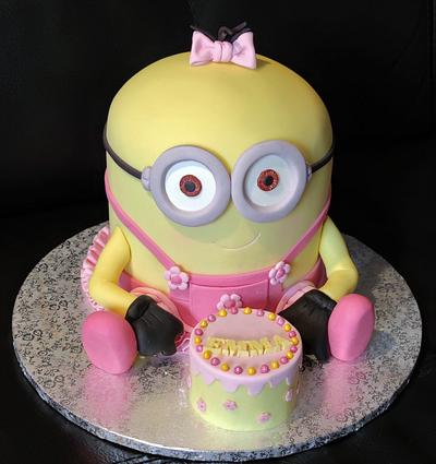 Minion girl  - Cake by OSLAVKA