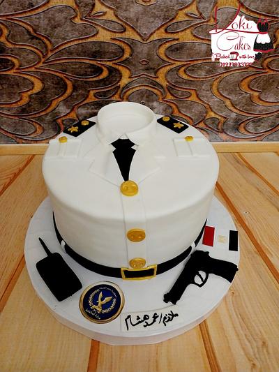"Egyptian police academy graduation cake" - Cake by Noha Sami