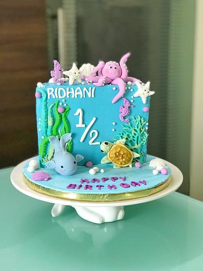 Half birthday cake  - Cake by Gungun Chanda 