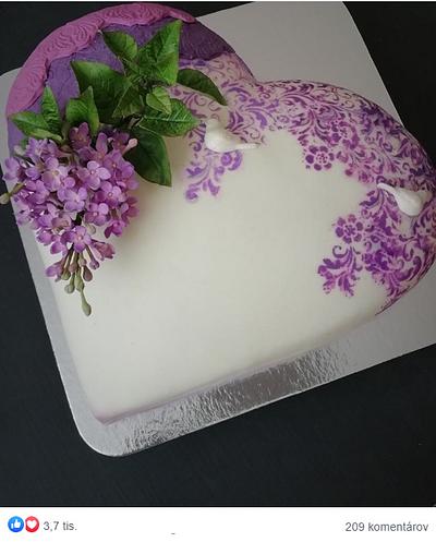 Lilac cake - Cake by babkaKatka
