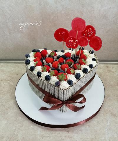 Sweet heart - Cake by Marianna Jozefikova