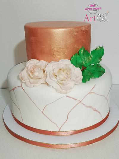 Rose  - Cake by CakeMonica