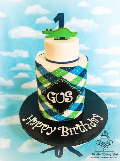 Gus preppy Gator cake - Cake by Not Your Ordinary Cakes