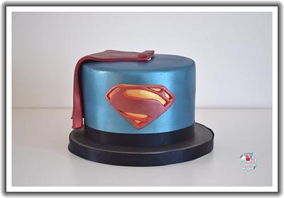 Superman Man Of Steel Cake - Cake by Enchantedcupcakes