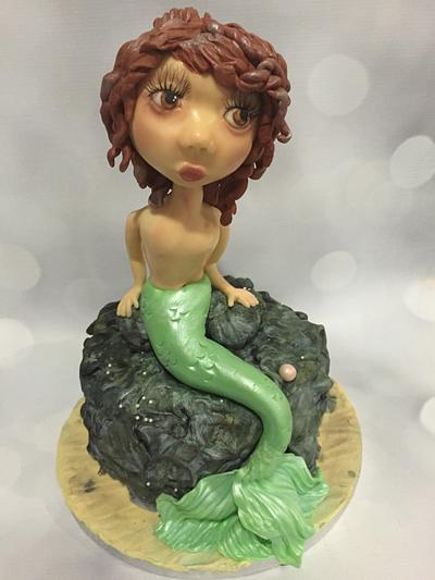 Mermaid topper - Cake by Totally Caked!
