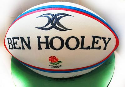 England Rugby Ball - Cake by Danielle Lainton