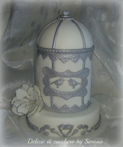 Romantic  Bird Cage Wedding - Cake by Delizie di zucchero by Simona