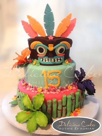 Hawaiian Luau Cake - Cake by Adrian Mercado