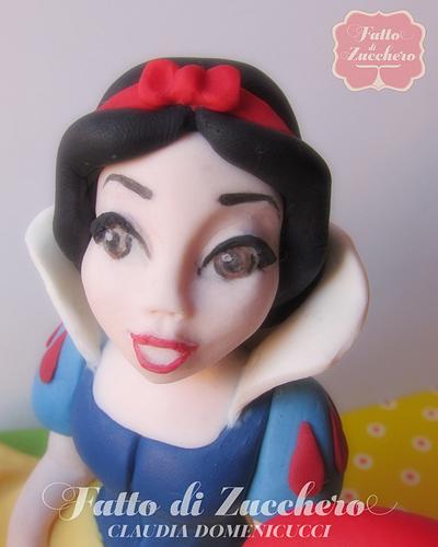 Snow White and Puppy - Cake by Fatto di Zucchero