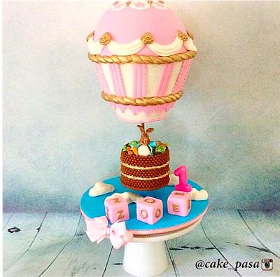 Peter Rabbit Hot Air Balloon Ride - Cake by cake_pasa