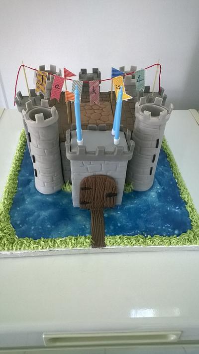 Castle Birthday Cake - Cake by Combe Cakes