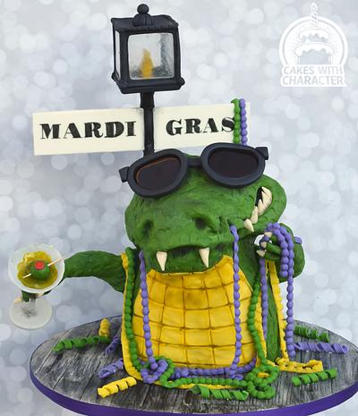 Carnival Cakers Alligator party! - Cake by Jean A. Schapowal