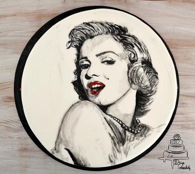 Marilyn Monroe Cake - Cake by Krisztina Szalaba