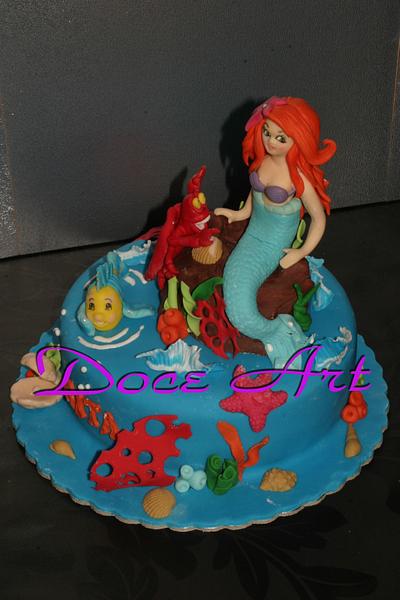 Little mermaid cake - Cake by Magda Martins - Doce Art