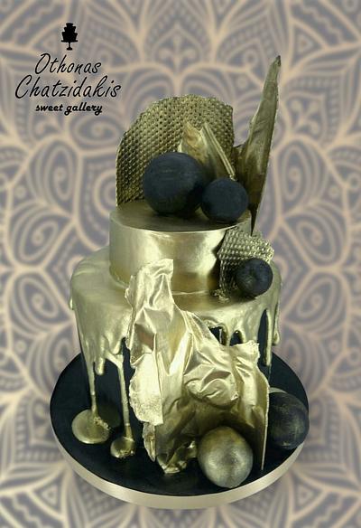 Gold & black - Cake by Othonas Chatzidakis 
