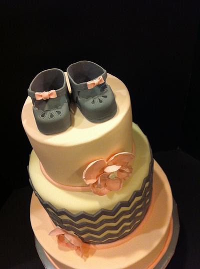 Girl Baby Shower - Cake by Woodcakes
