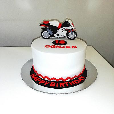 Biker cake - Cake by TORTESANJAVISEGRAD